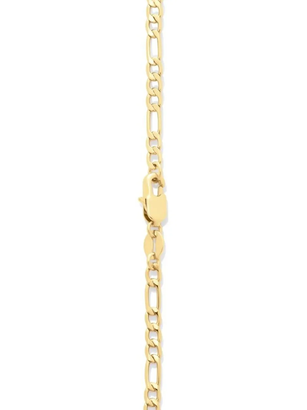 14k Gold/Sterling Silver Plated Figaro Chain Necklace - Elegant, Versatile